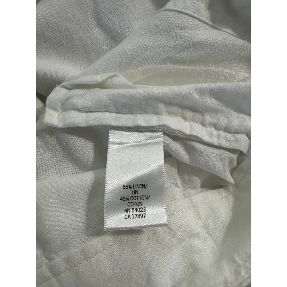 Banana Republic Wide Leg Linen Pant sz 6